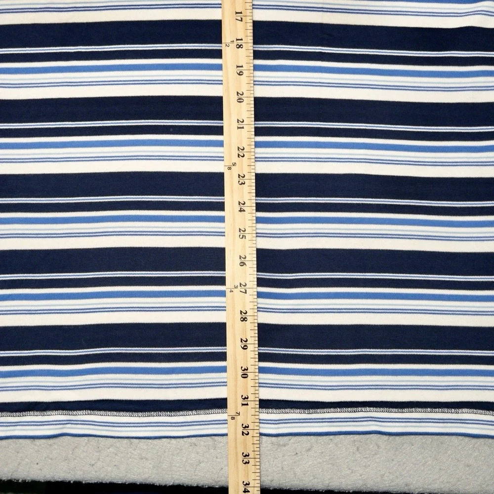 Polo Ralph Lauren Polo Shirt XL Blue White Stripe Pony Casual Preppy Office Mens